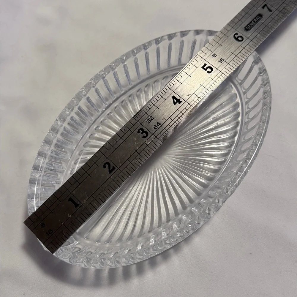Elegant Clear Glass Vanity Tray